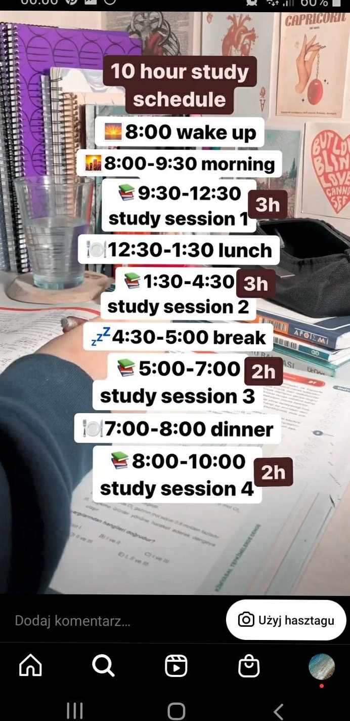 💍 🥂 10-Hour Study Schedule for Creative Minds | romanticize your routine