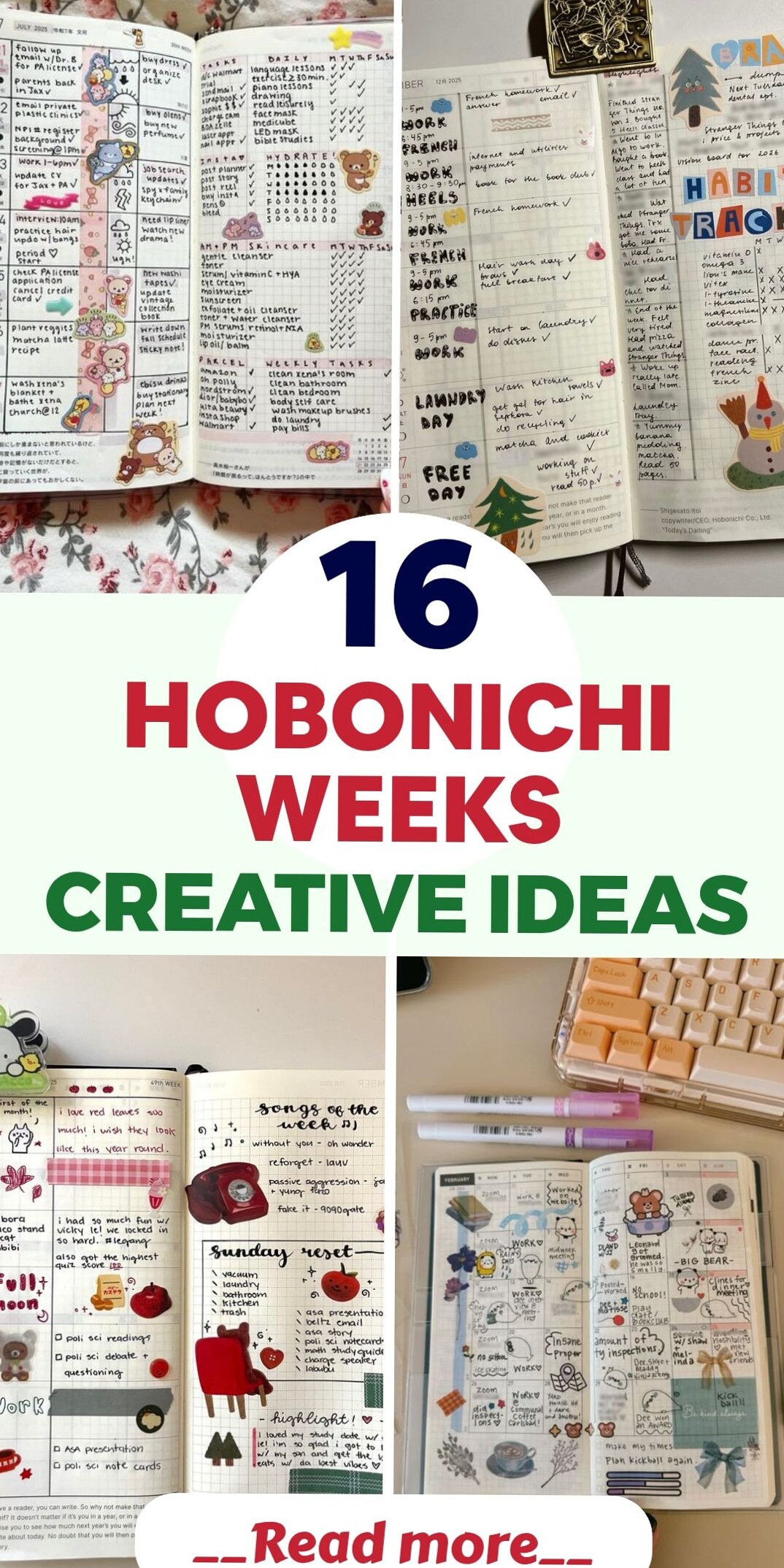 16 Hobonichi Weeks Ideas to Boost Your Planning — 🥂 👰 stay inspired all year long