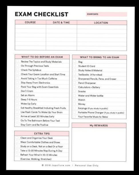 🤍 🕯️ 17 College Printables for 2021 Students (FREE) | romanticize your routine