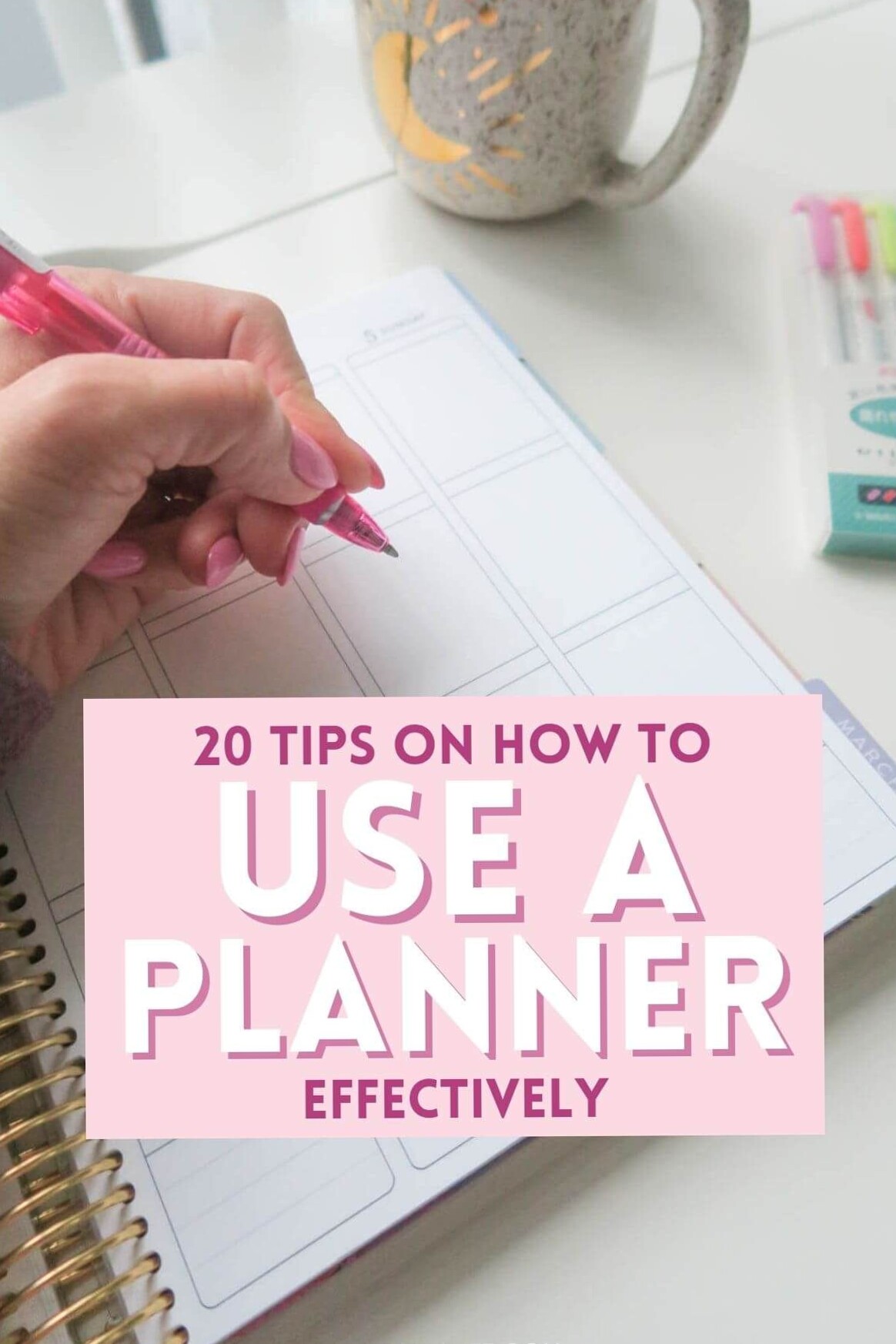 ☁️ 🎀 20 Easy & Fun Ways to Master Your Planner Today | secret to staying productive