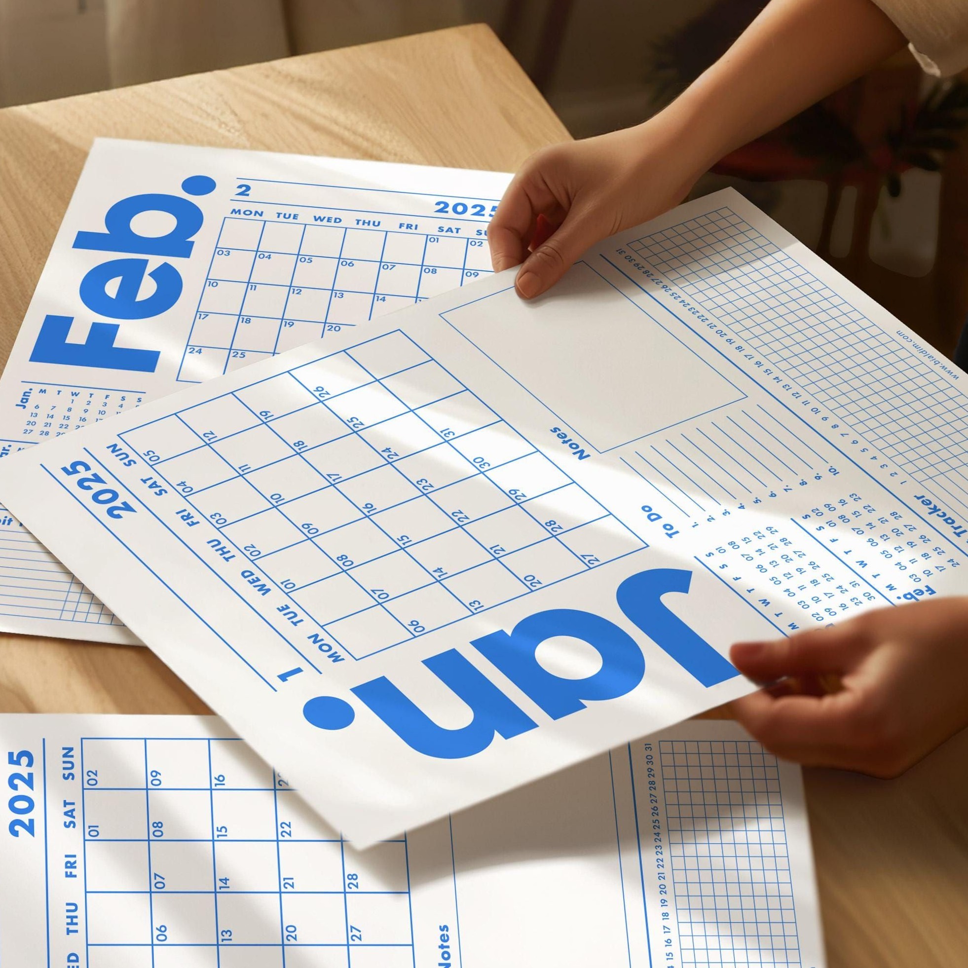 📊 📊 2025 Monthly Wall Calendar — Habit Tracker & To-Do List (A4/A3 Digital) | ultimate printable checklist