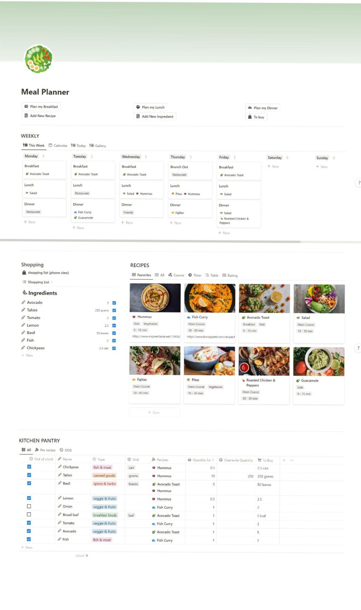 🪄 📍 2026 efficiency hack: Vegan Meal Planner Template with Recipes & Grocery Lists