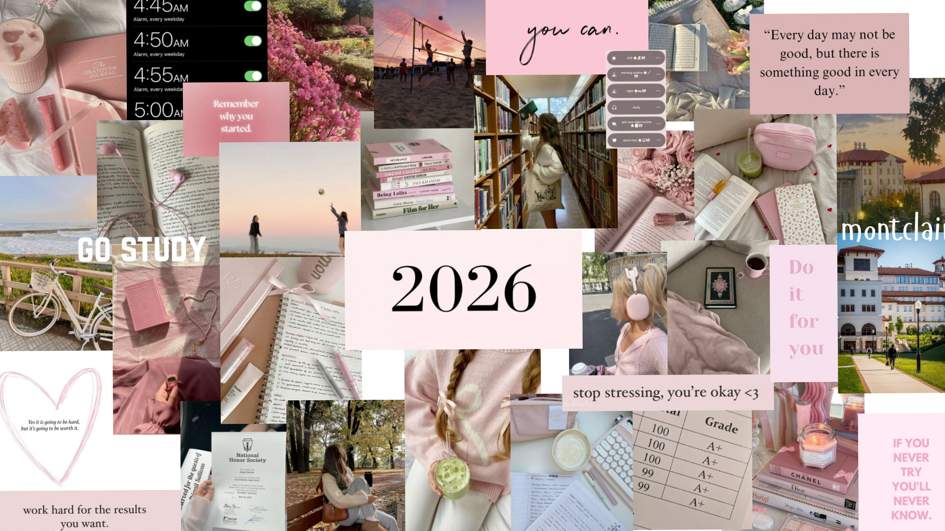 ☁️ ✨ 2026 Vision Board Digital Design & Creative Assets | dream life manifestation