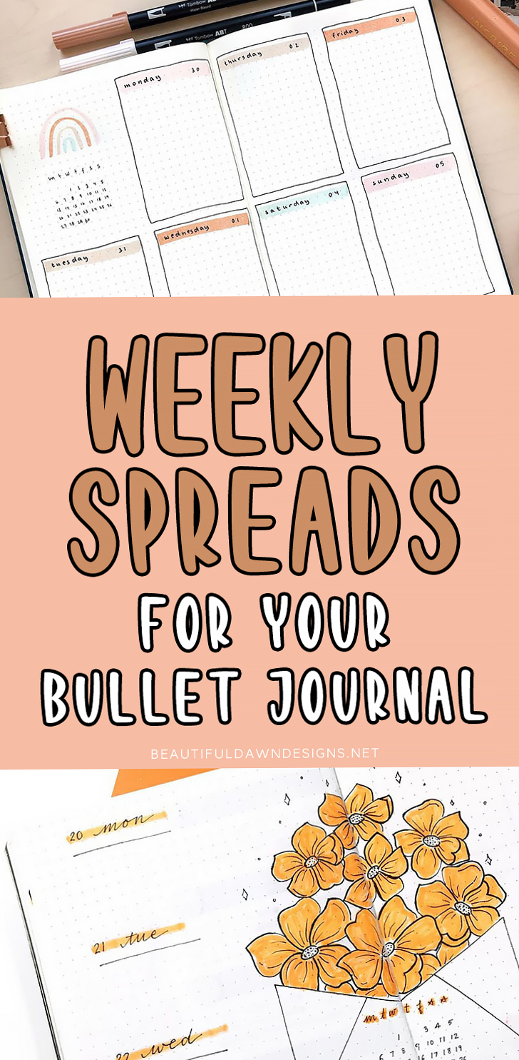 21 Bullet Journal Weekly Planner Ideas — 📁 📌 stay inspired all year long
