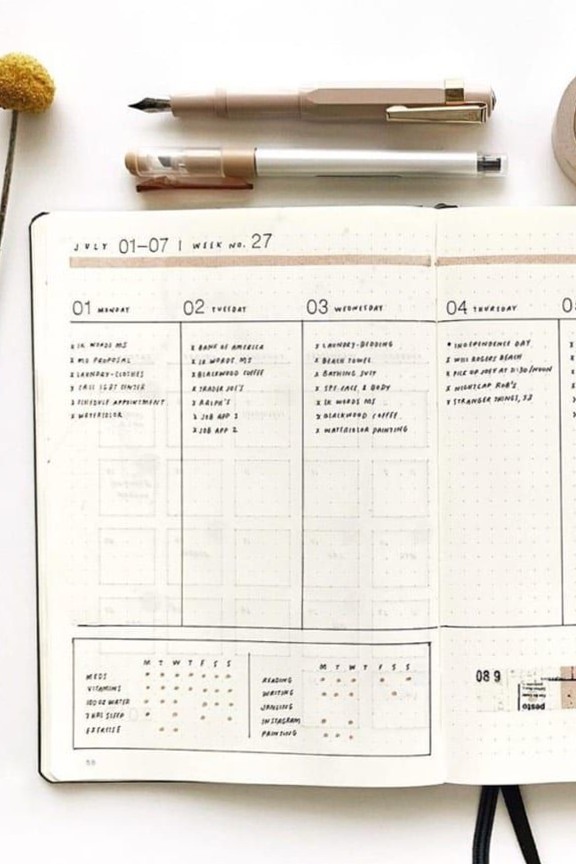 💍 💌 23 July Weekly Spread Ideas for Summertime Design | stay inspired all year long