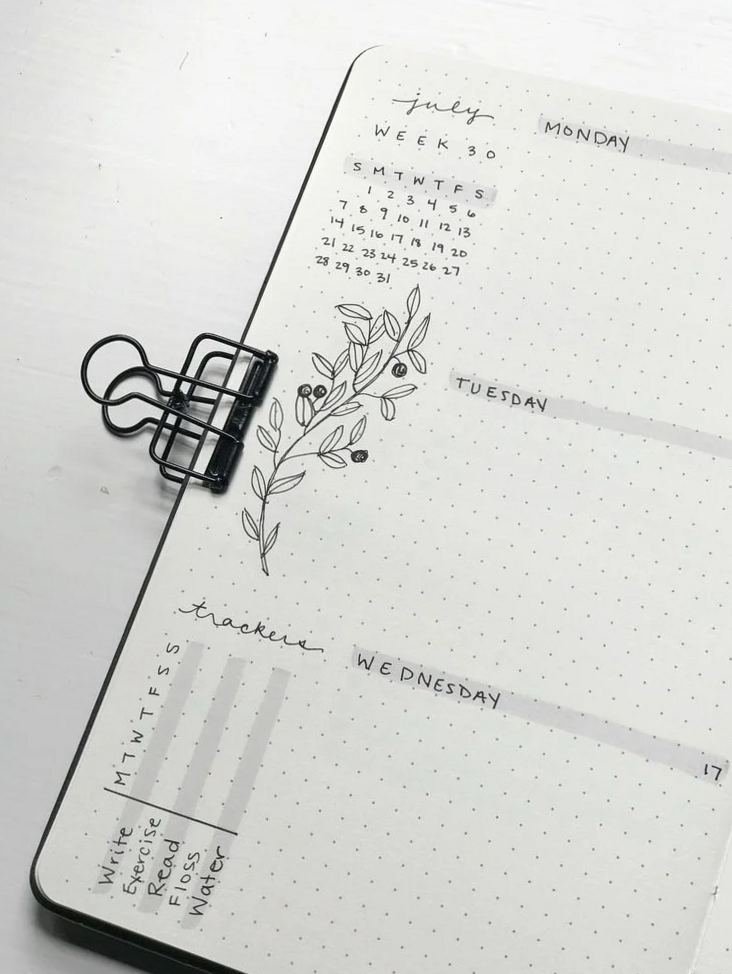 🕯️ 🤍 36 Best Bullet Journal Weekly Spread Ideas | Develop Good Habits | dream life manifestation