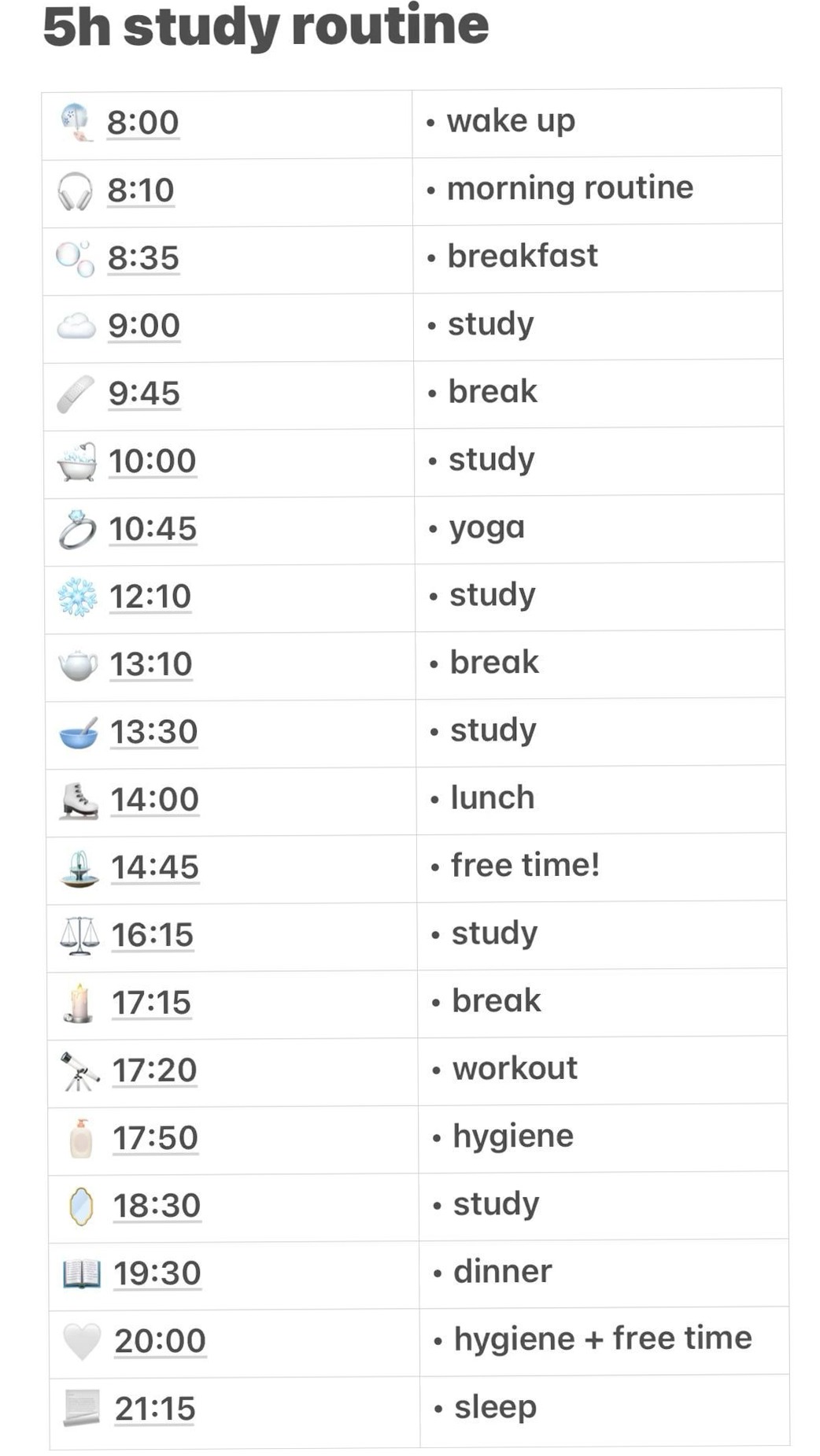 👰 🍰 5-Hour Study Routine: Creative Tips & Tricks for Success | secret to staying productive
