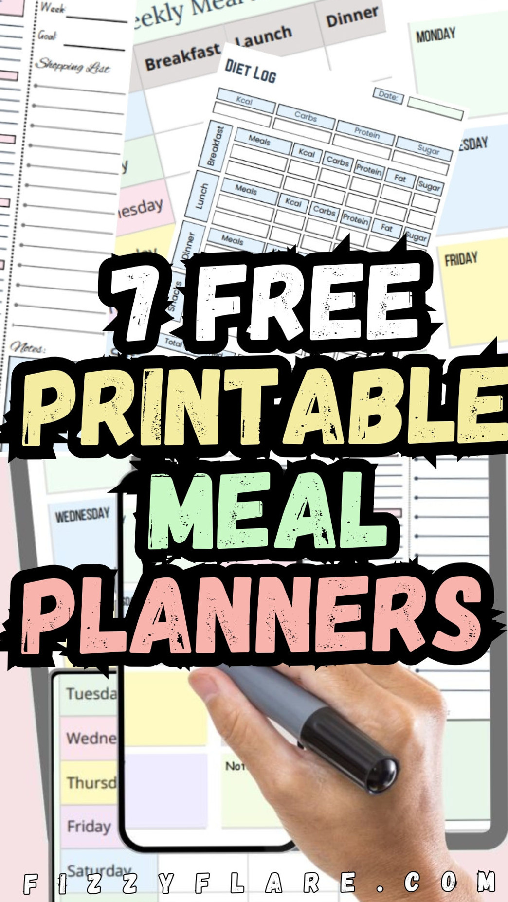7 Free Printable Meal Planners for a Simplified Week — 🌸 💌 secret to staying productive