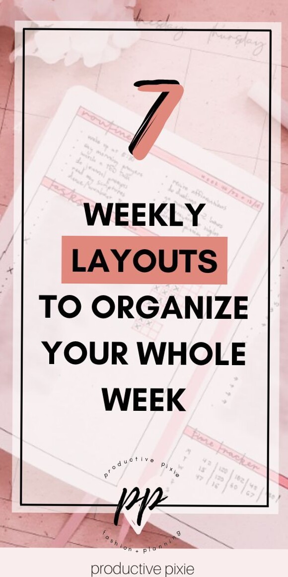 7 Weekly Bullet Journal Layouts for Ultimate To-Do Organization — 💌 🌸 dream life manifestation