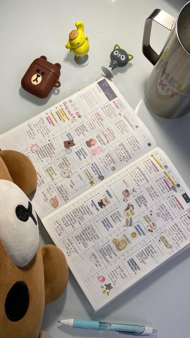 Adorable Planner Design for Creative Inspiration — 🎀 🤍 stay inspired all year long