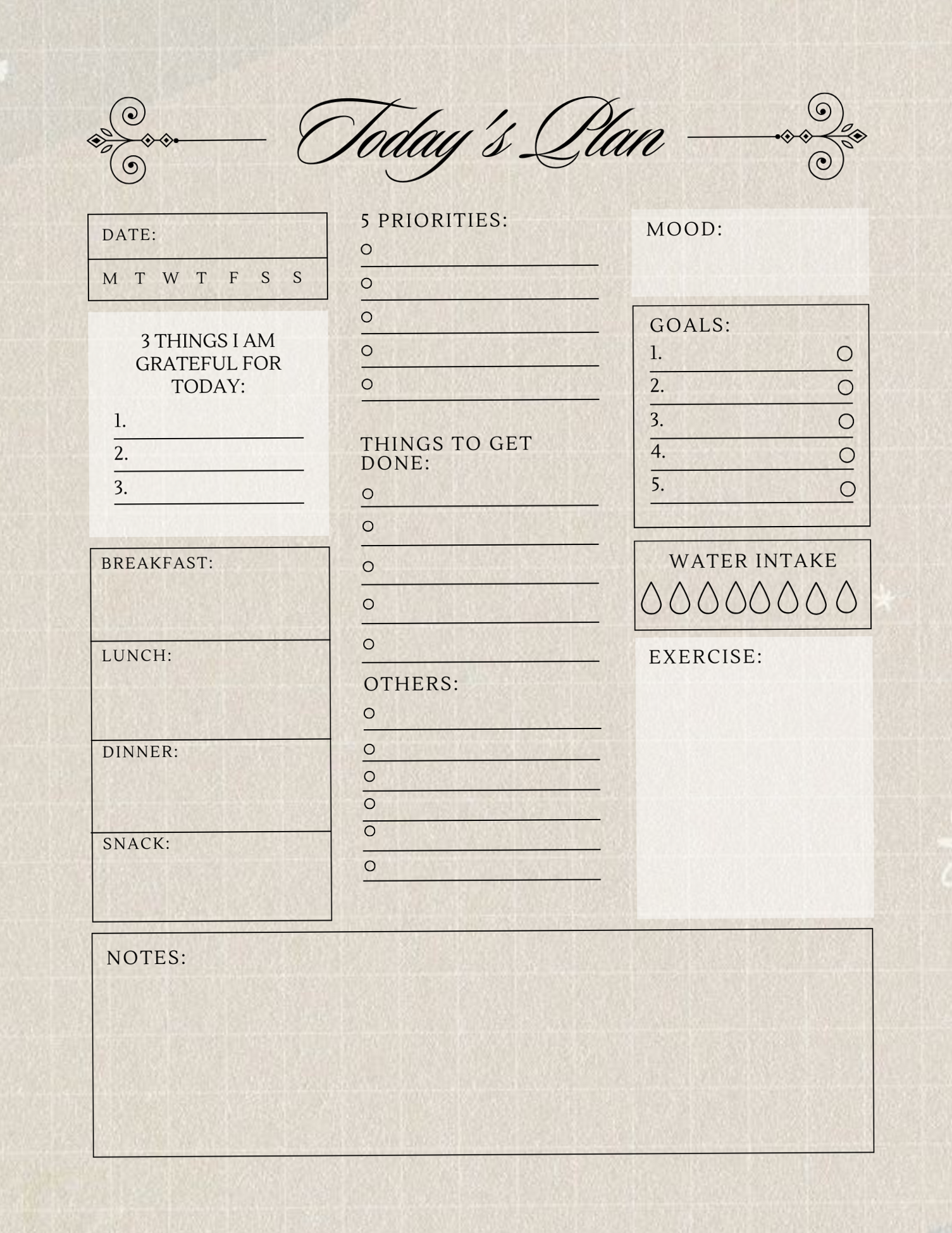 🌈 💎 Aesthetic Minimalist Daily Planner | Homeschool & Vision Board Pages | romanticize your routine