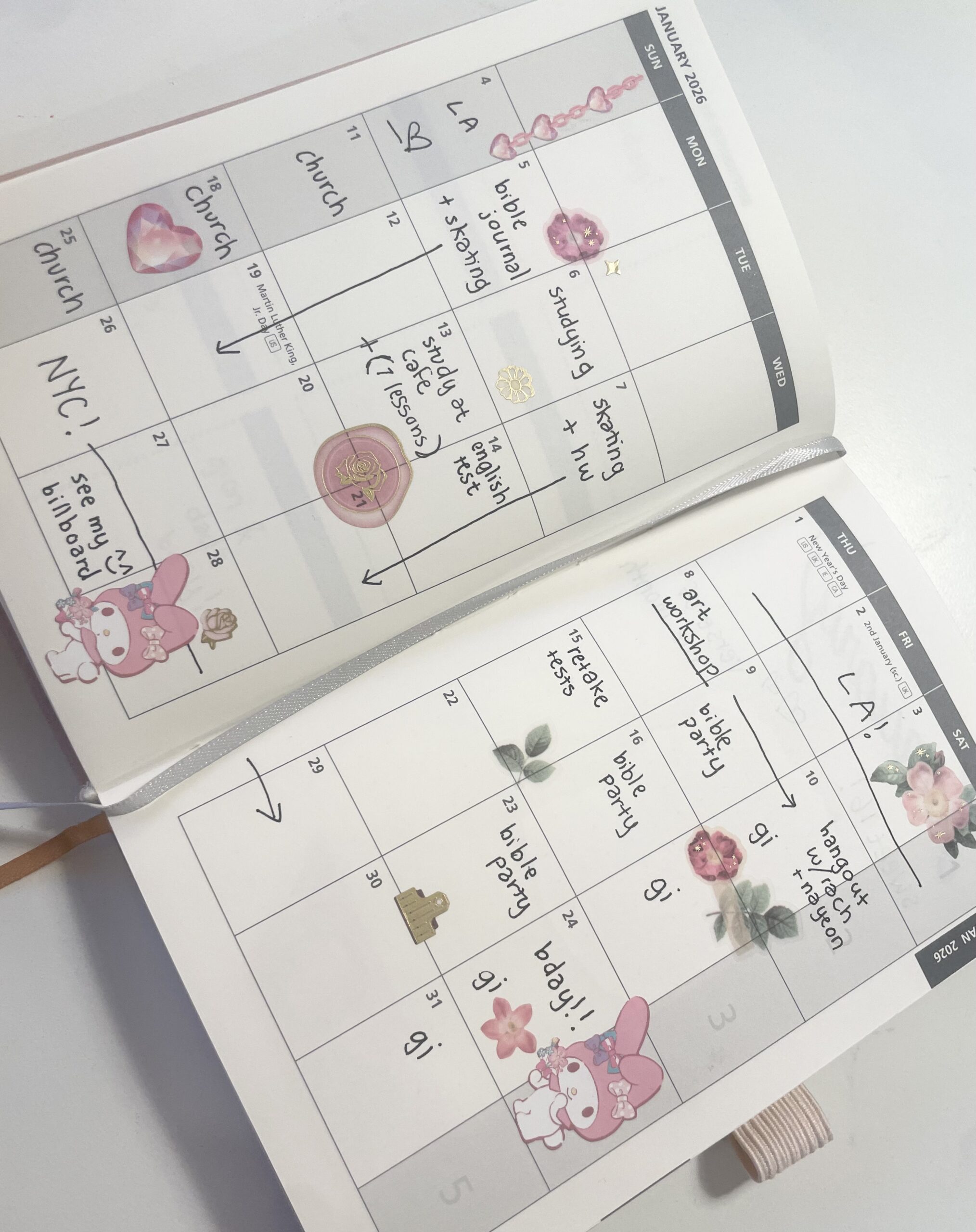 ☁️ 🎀 Aesthetic Planner Layouts for Creative Minds | stay inspired all year long