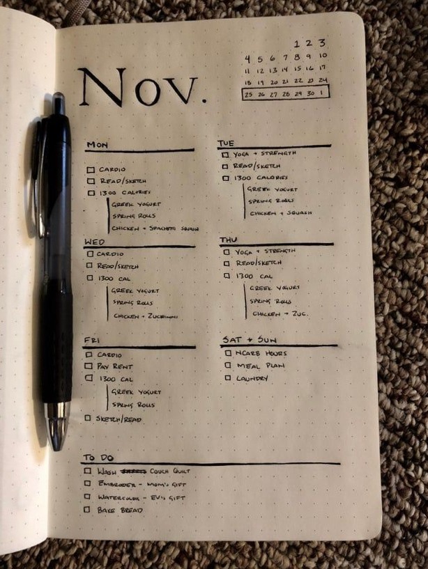 🌿 🌿 Aspiration Tracker & Bullet Journal Inspiration | essential planning guide