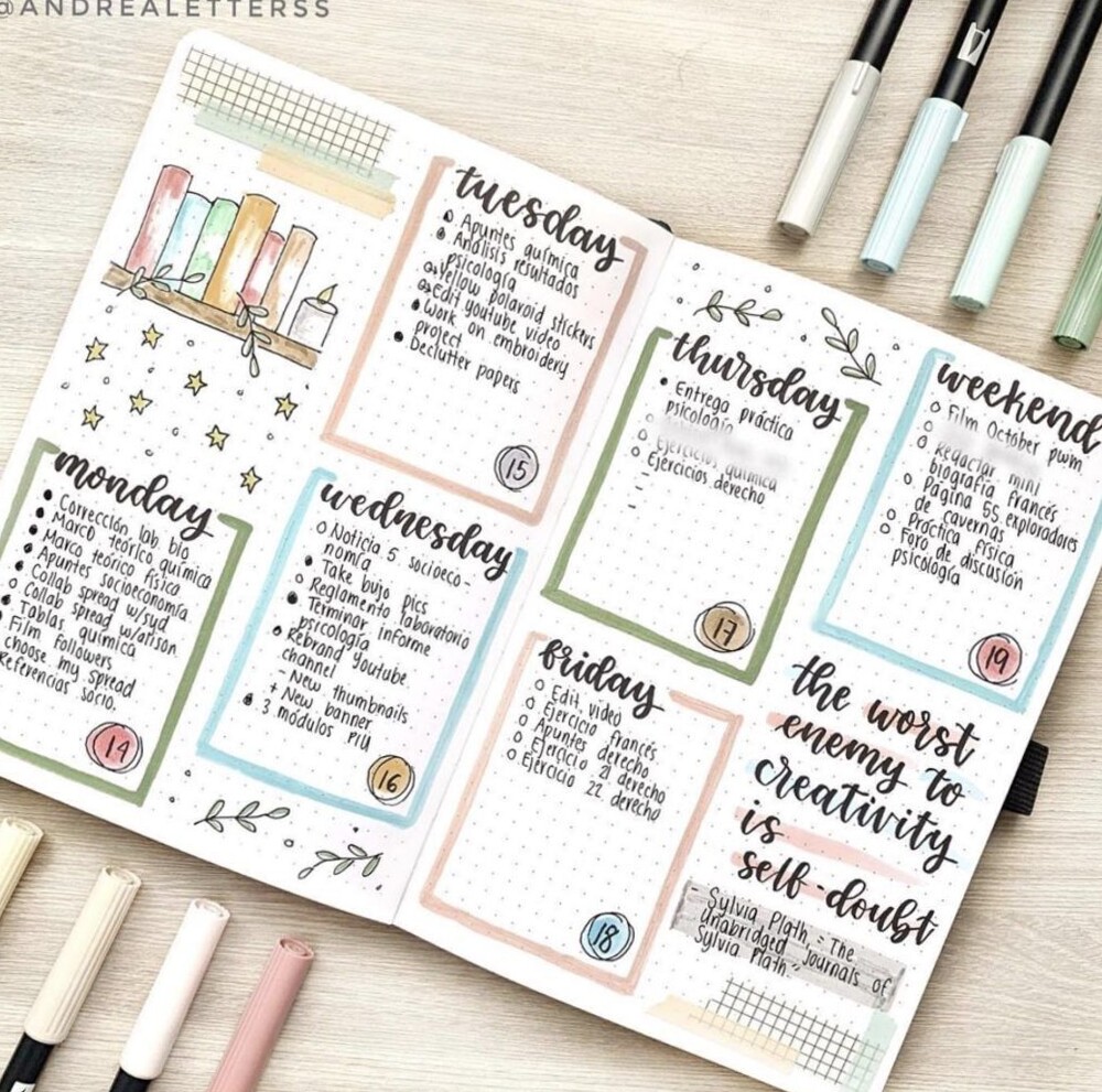 Cozy Fall Bullet Journal Layouts for Creative Souls — 🍰 🍰 dream life manifestation