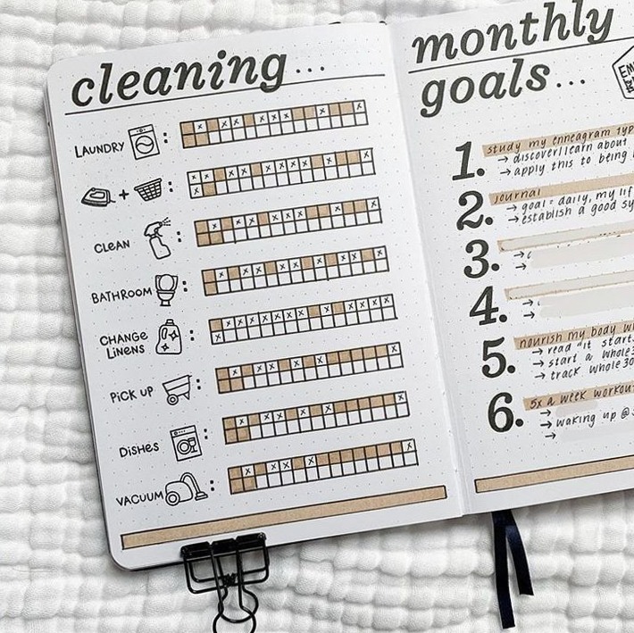 💌 💌 Daily Productivity Planner & Routine Tracker for Creative Minds | no-stress tracker