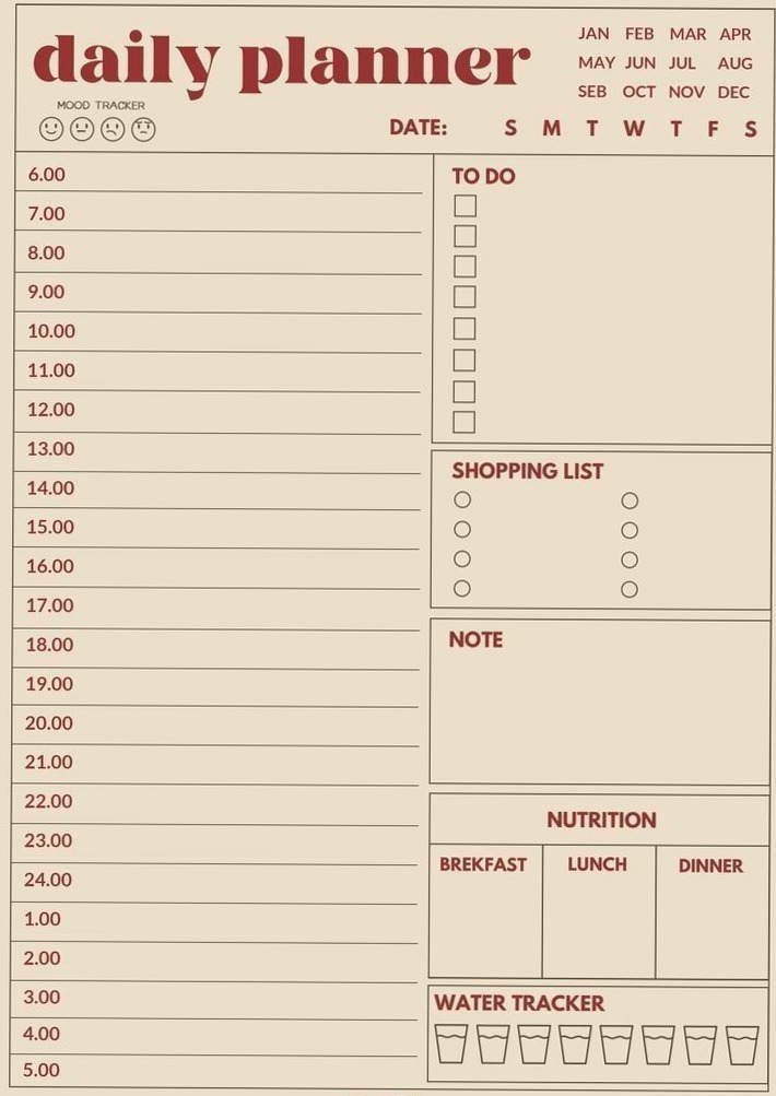 Digital Daily Planner | Creative Design Asset — 🤍 🕯️ dream life manifestation