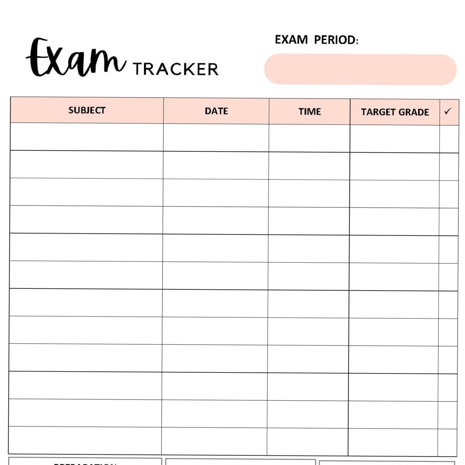 🕯️ 🤍 dream life manifestation: Conquer Exams: A4 Study Planner Printable Design