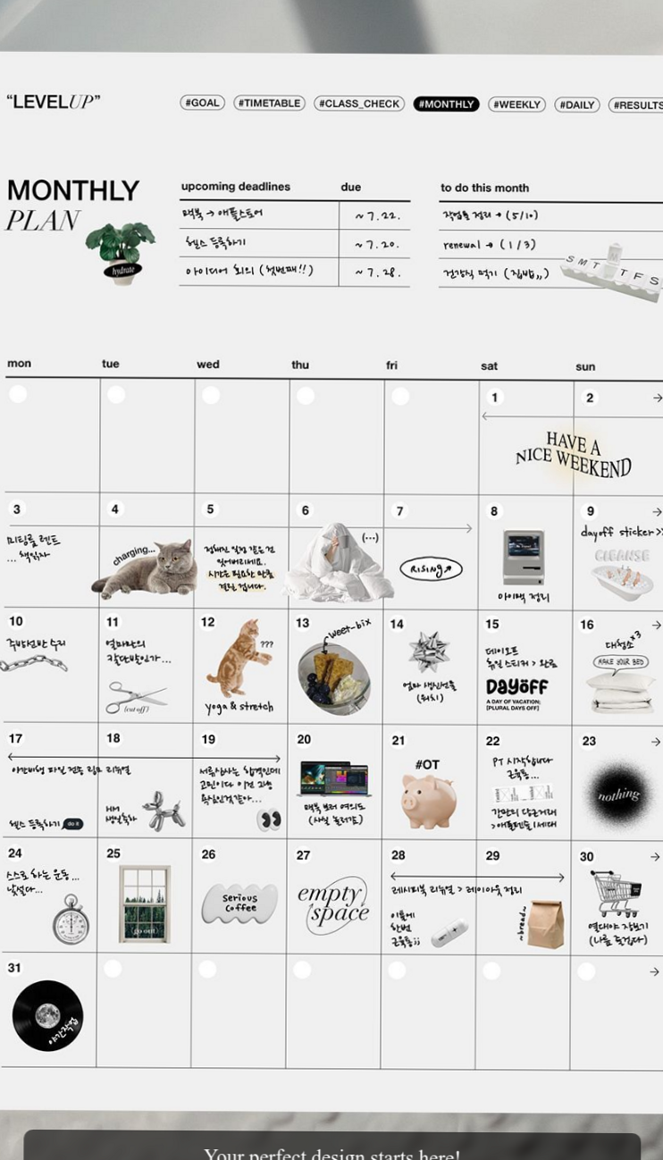 📍 💎 dream life manifestation: GoodNotes Monthly Templates Planner Brand | Calendar Design Ideas & Weekly 493