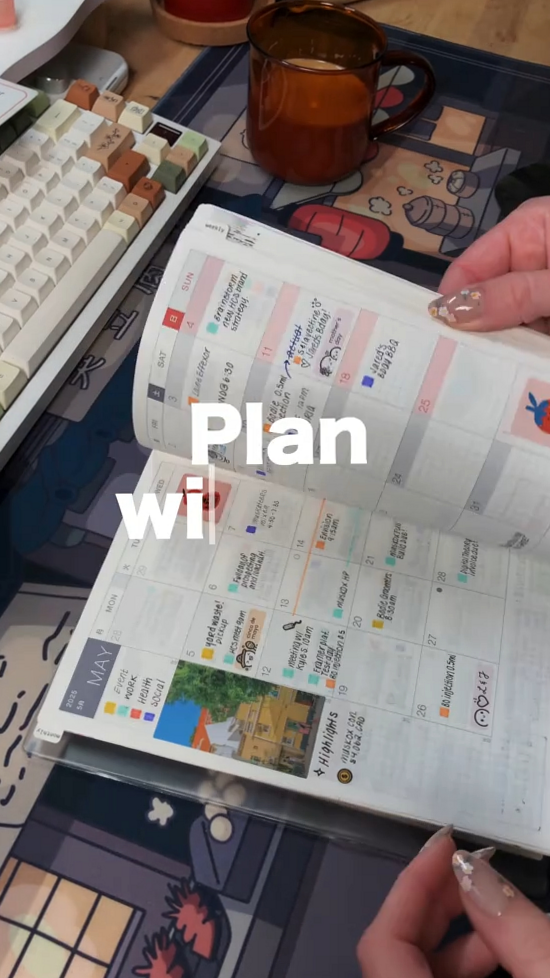 🍰 🍰 dream life manifestation: Hobonichi Cousin Planner 312 Digital Design Layout