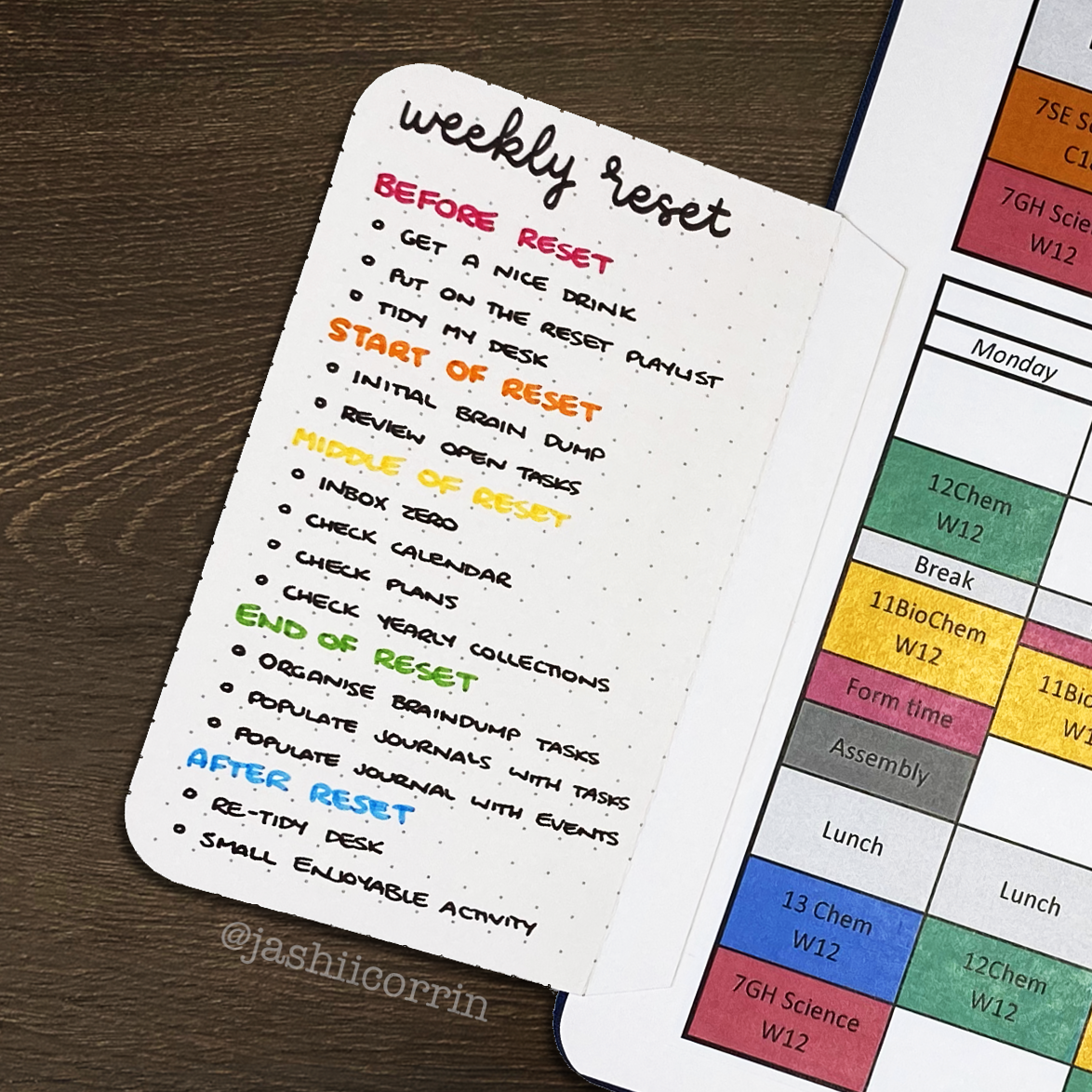 🌿 🎀 dream life manifestation: Weekly Reset Planner for Organization & Mental Wellness