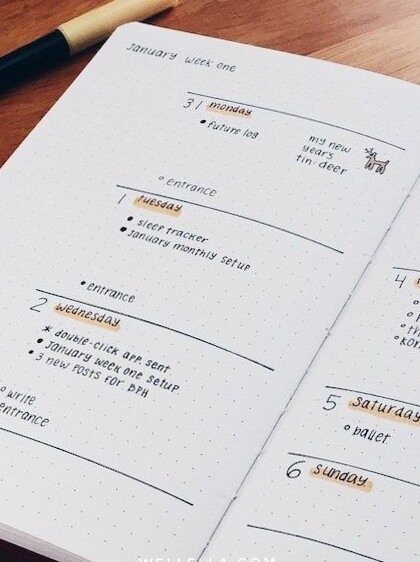 💍 👰 dream life manifestation: Weekly Bujo Layouts for Digital Planners & Creatives