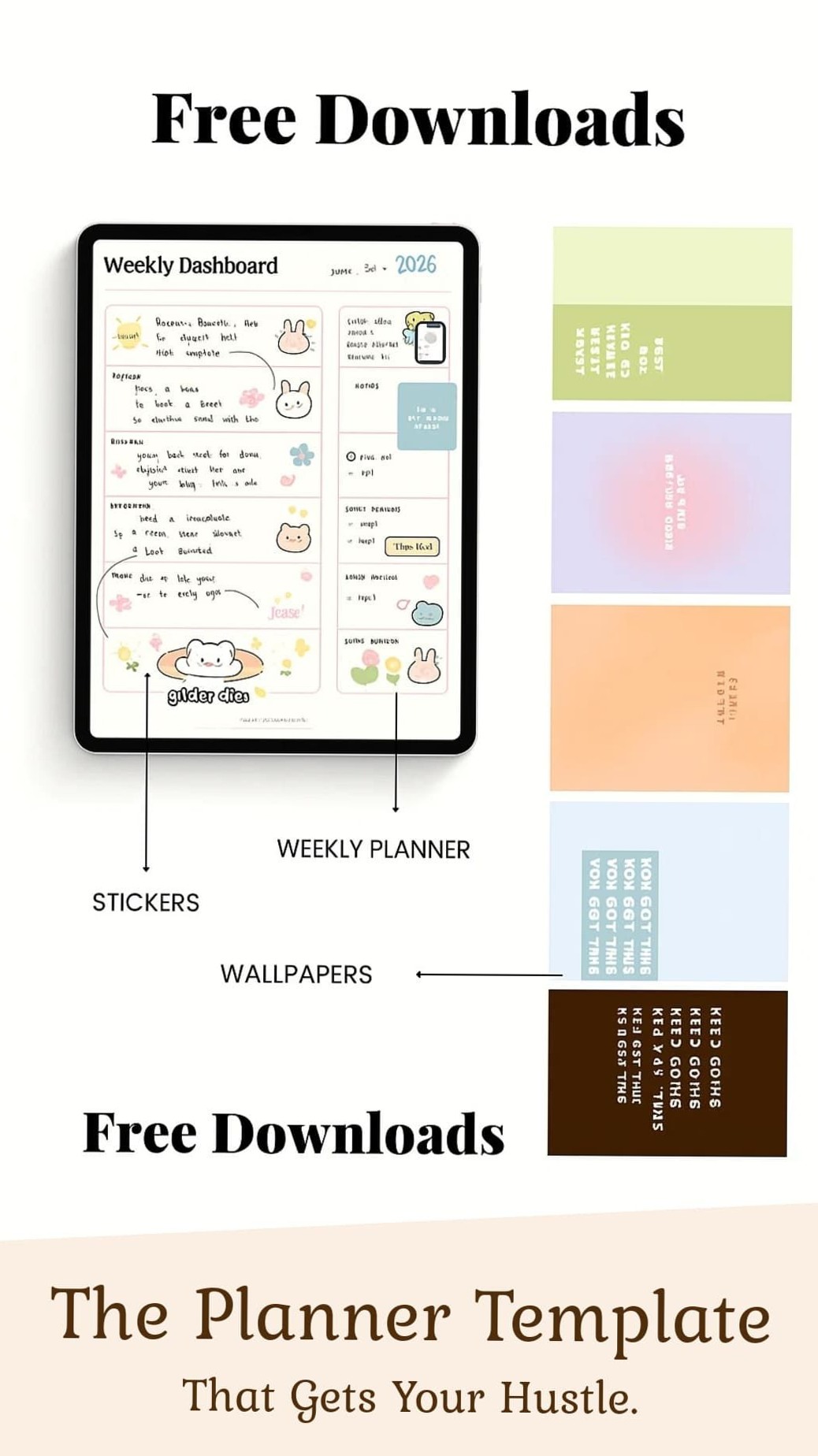 Dreamy Weekly Planner Dashboard & Aesthetic Templates — 💌 👰 2026 efficiency hack