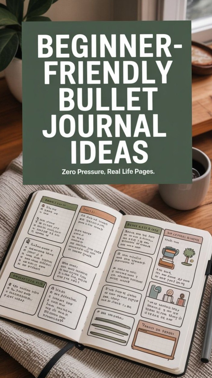 🌸 👰 Easy Bullet Journal Pages for Beginners | Digital Design & Creative Planners | dream life manifestation