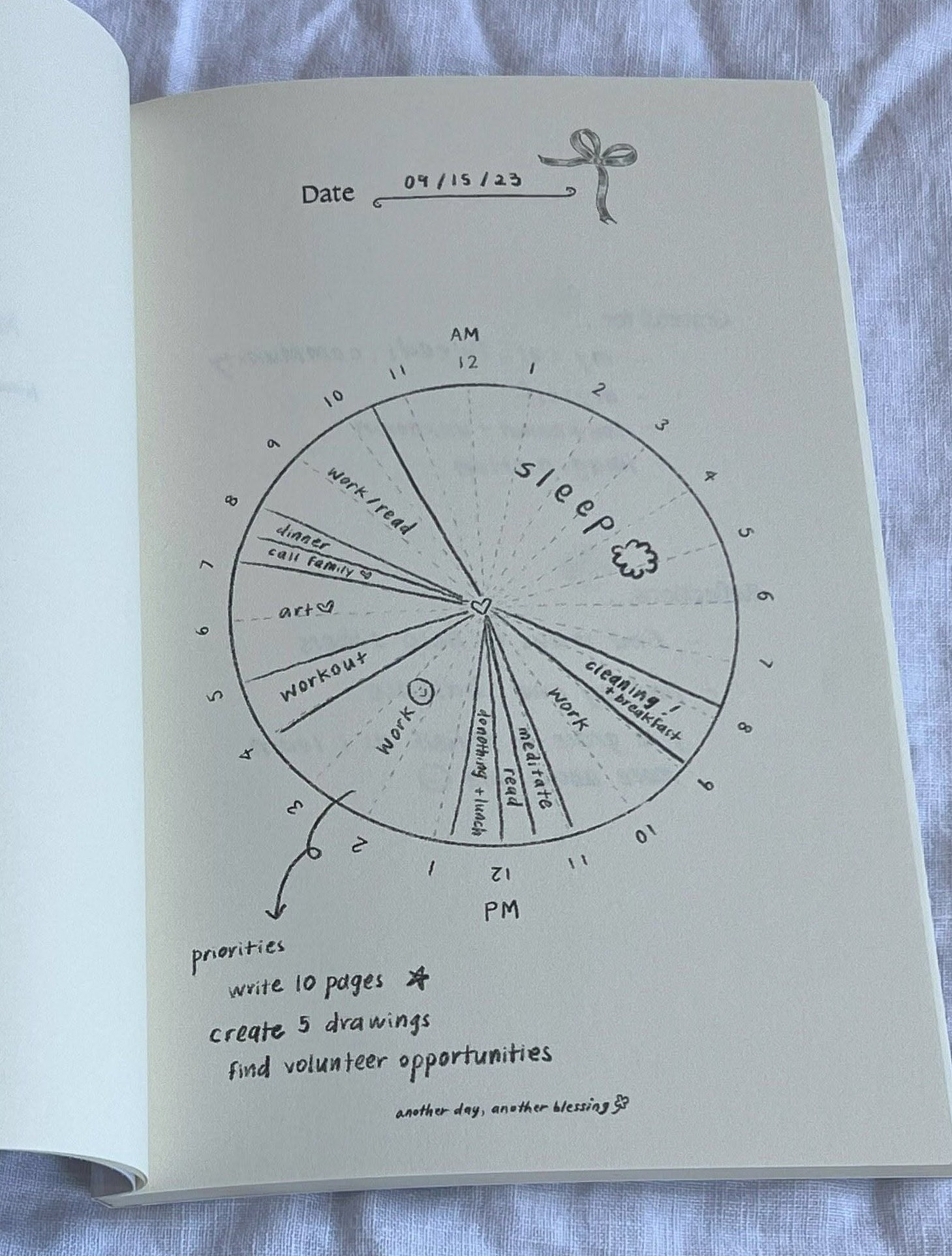 Elegant Korean Time Wheel Journal for Gratitude & Mindfulness | Mini Bullet Journal Setup — 💎 🌈 dream life manifestation