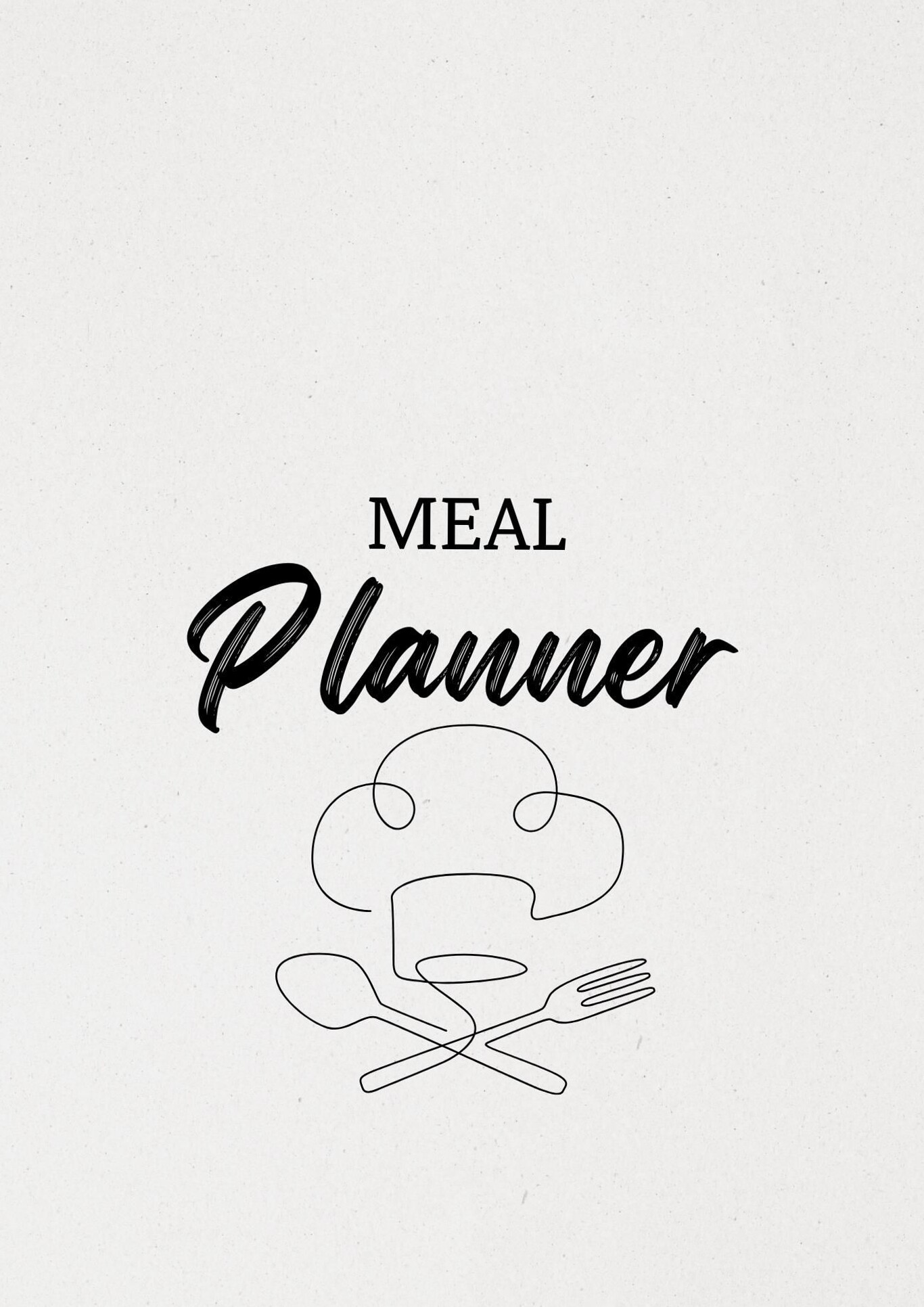 📝 📊 essential planning guide: Printable Weekly Meal Planner & Grocery Tracker PDF