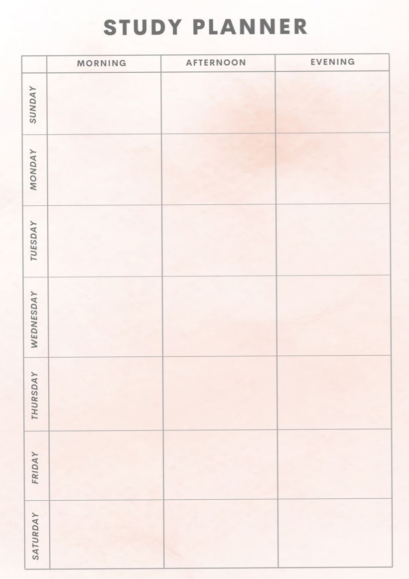 Exam Study Template for Student Success — 📌 📁 secret to staying productive