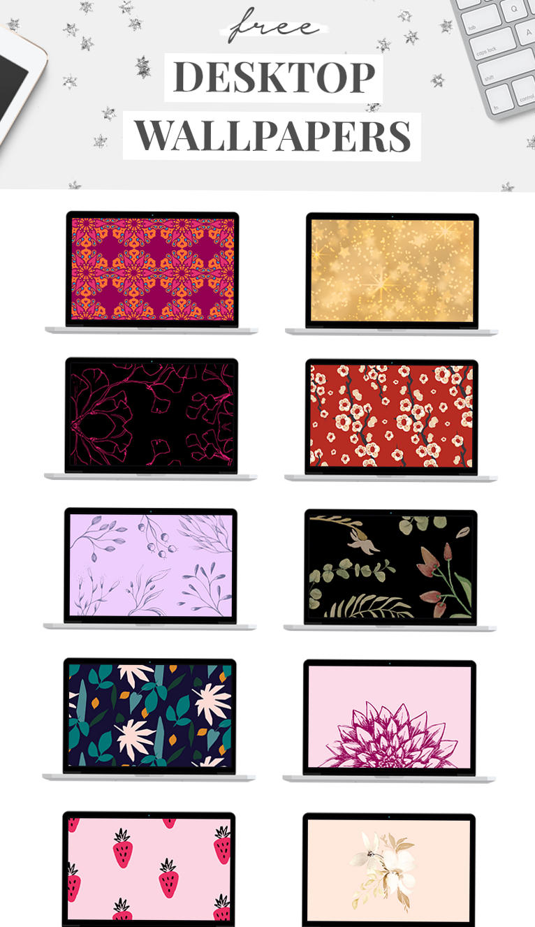 🎨 💎 Free Desktop Wallpapers VI for Designers & Planners | secret to staying productive