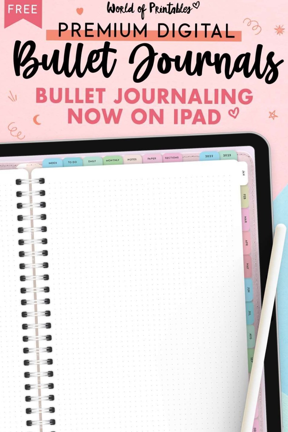 🕯️ 🎀 Free Digital Bullet Journal | Creative Planner Templates | romanticize your routine
