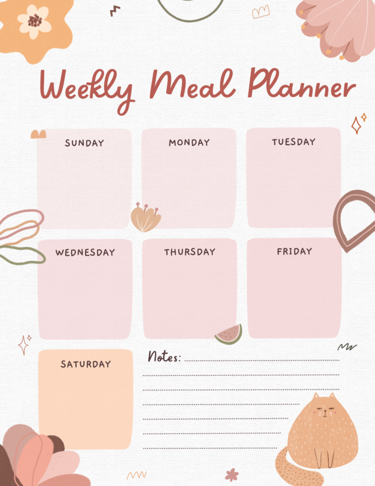 🌿 🕯️ Free Printable Weekly Meal Planners — Baking You Happier | stay inspired all year long