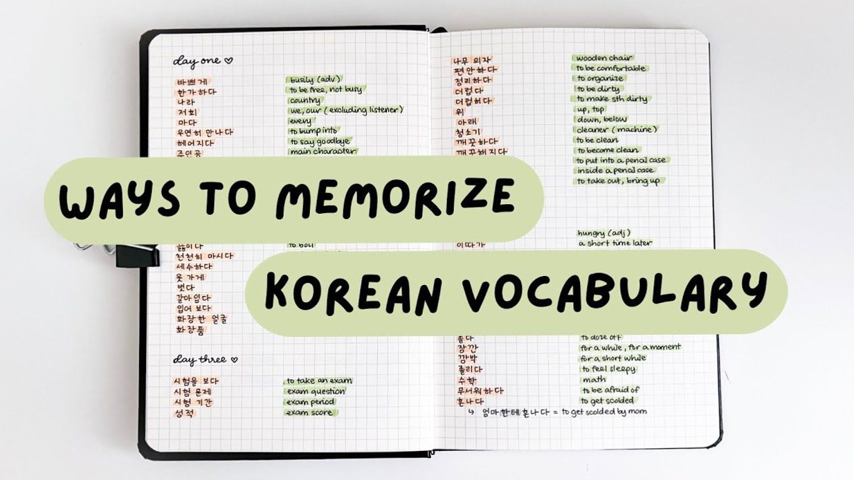✨ ✨ game-changing digital system: Self-Study Korean: Memorize Vocabulary + Free Notion Template