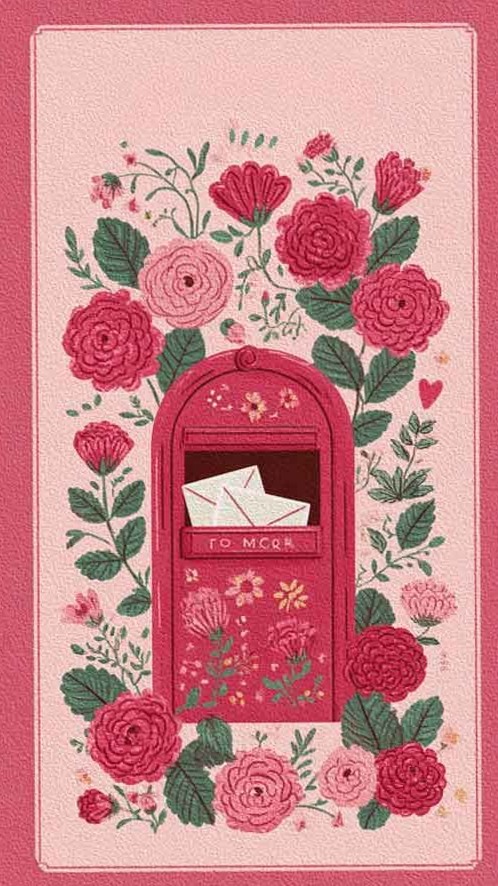 🎀 ☁️ Heart & Valentine’s Day Aesthetic Wallpapers for iPhone Romance | no-stress tracker