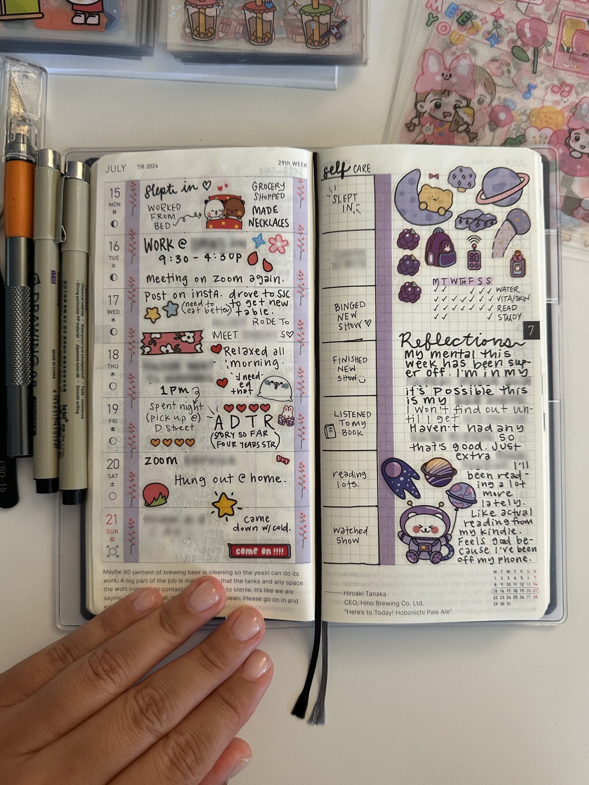Hobonichi Weeks Layout Ideas 97 — 🍰 💌 stay inspired all year long