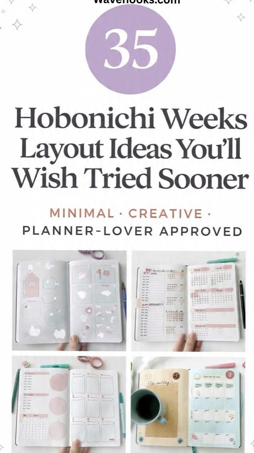 Hobonichi Weeks Layout Inspiration for Digital Designers — 📅 🖇️ dream life manifestation