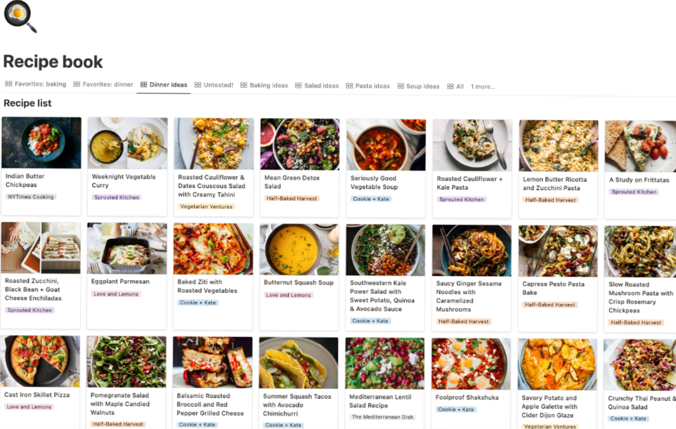 How to Create a Recipe List in Notion (Template Included) — 🥂 👰 2026 efficiency hack