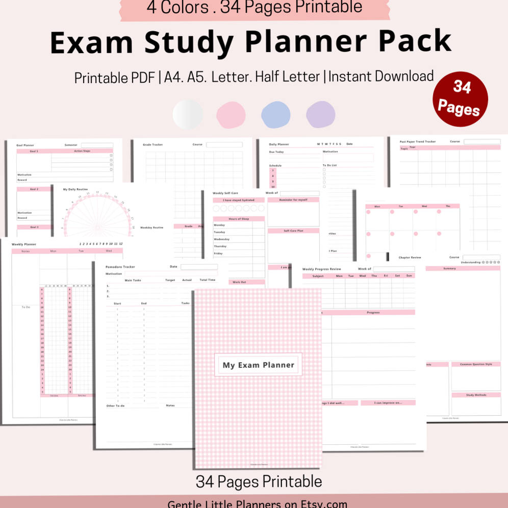 📊 📁 How to Create a Study Plan & Study Smarter for Exams | College Study Tips | stay inspired all year long