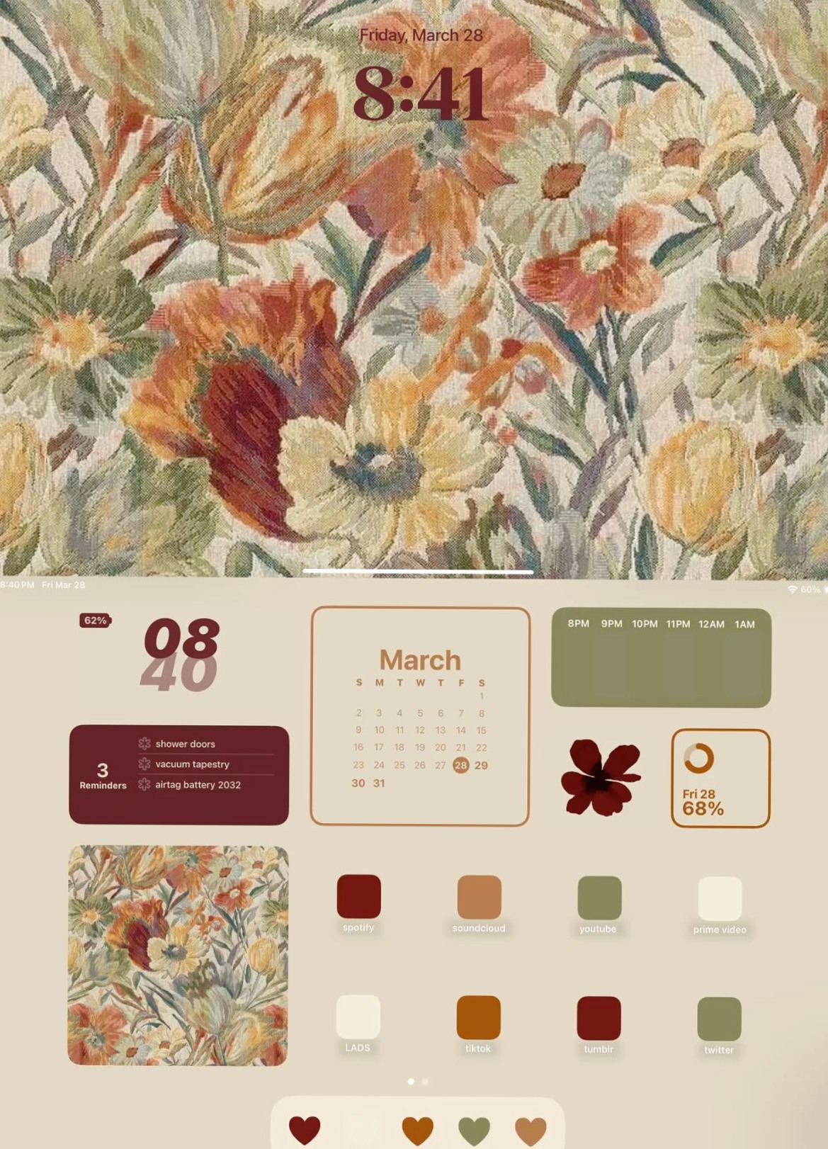 🕯️ ✨ iPad iOS Layout Inspiration for Digital Design & Planners | dream life manifestation