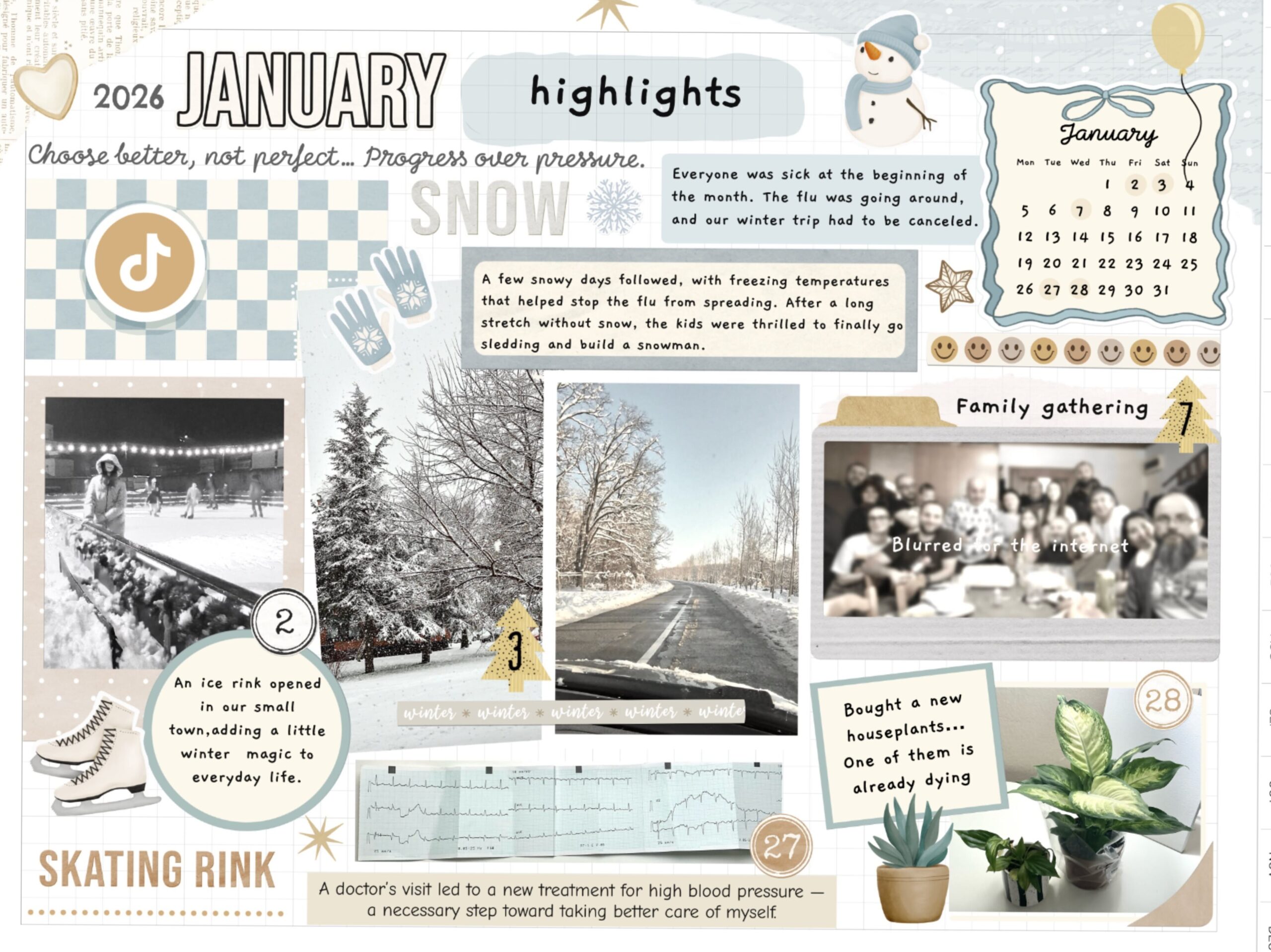 🖌️ 🪄 January Planner Spread | Digital Journaling in Soft Neutrals | stay inspired all year long