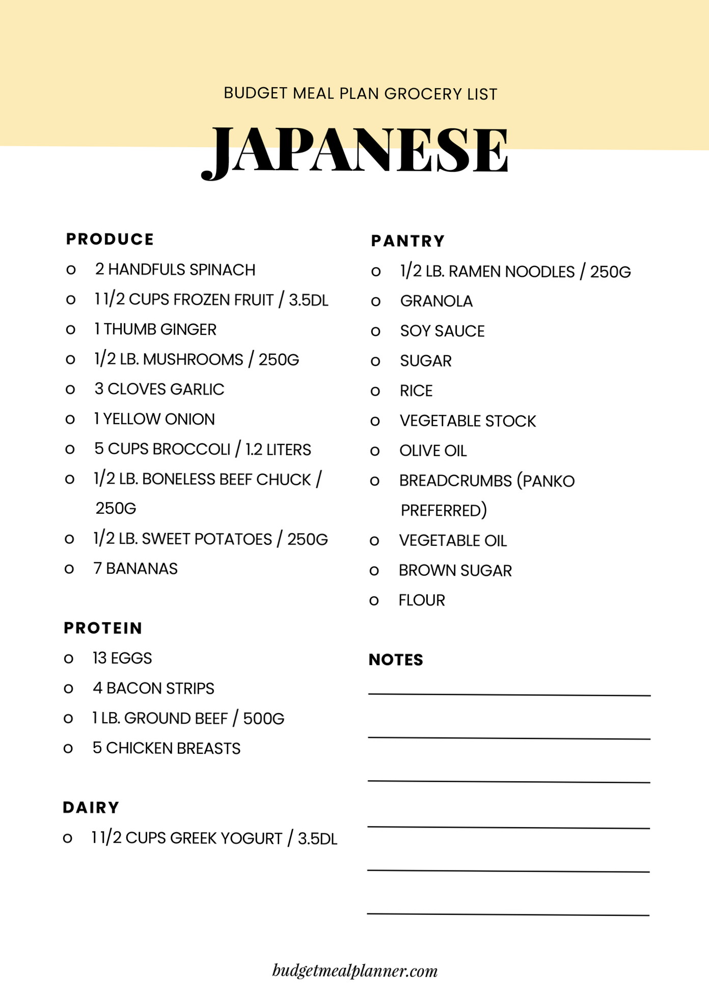 🎀 ✨ Japanese Meal Plan #5 — Digital Planner Design | dream life manifestation