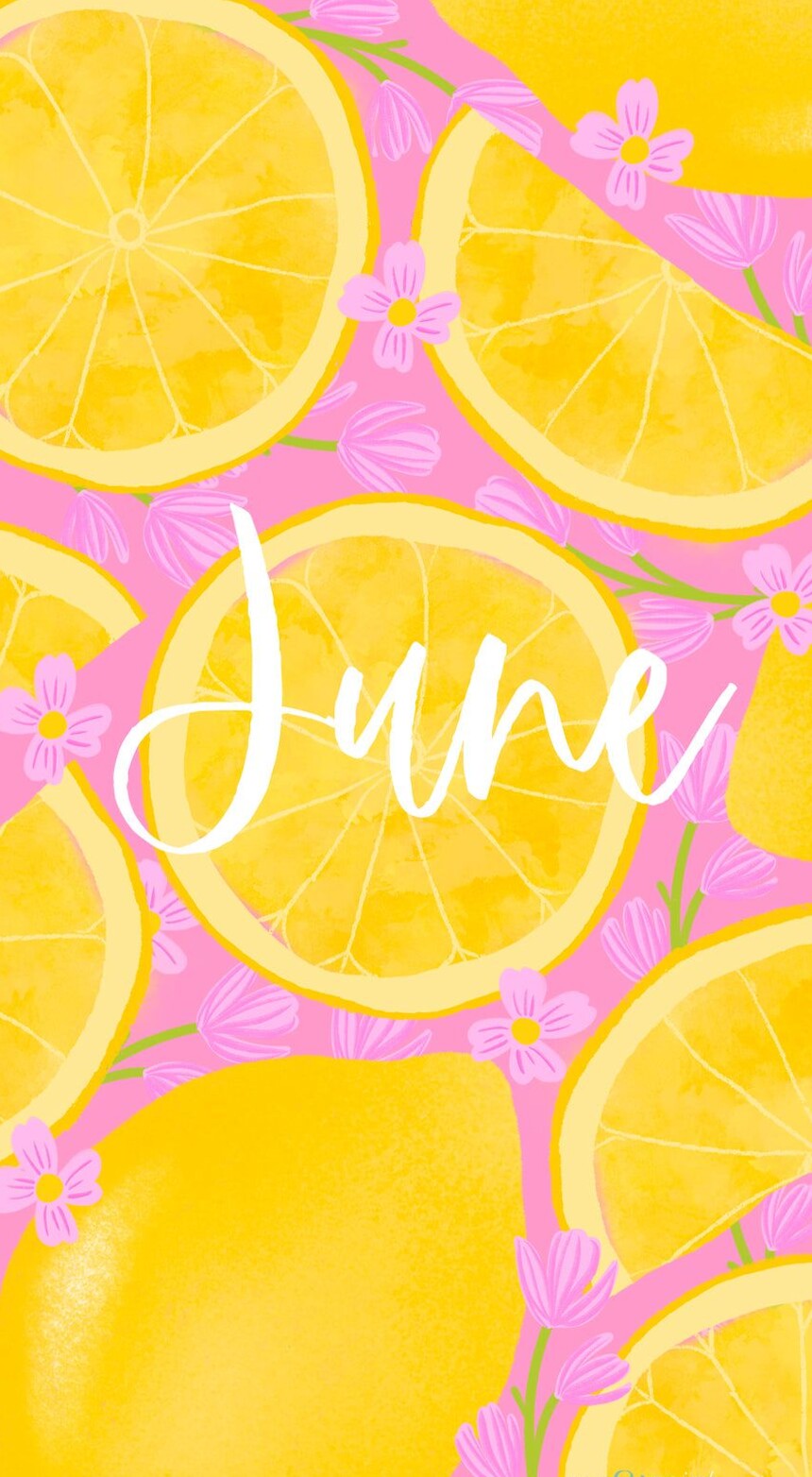 June Desktop Background & Wallpaper — Free Design Asset — 💎 💎 romanticize your routine