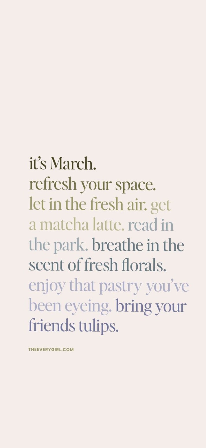 🤍 🤍 March To-Do List Wallpaper for Phone & Desktop | secret to staying productive