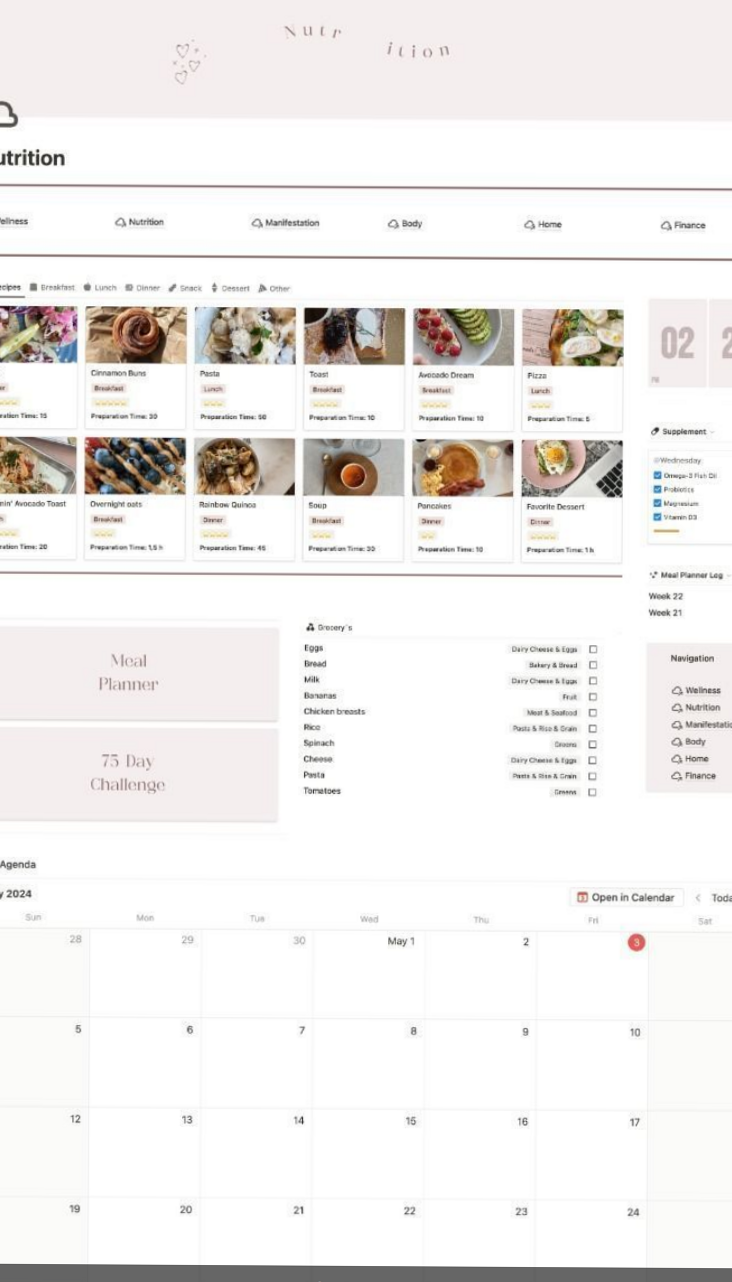Master Your Nutrition: Notion Planner for Healthy Eating — 🪄 🖌️ 2026 efficiency hack