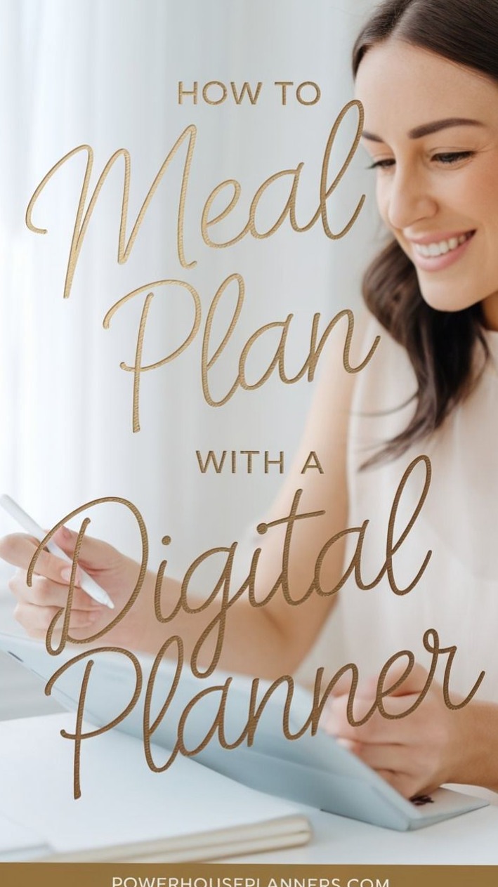 Meal Planning Made Easy With a Digital Planner — 📝 🖇️ stay inspired all year long