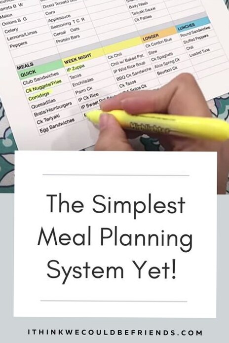 🖌️ 🖌️ Minimalist Meal Plan with Free Printable Worksheet | pro digital dashboard