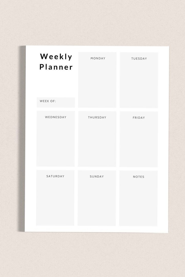 ✨ 🤍 Minimalist Weekly Planner — Free Printable | Gathering Beauty | dream life manifestation