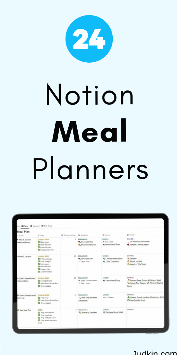 💍 💍 Notion Meal Planner Templates for Creative Minds | game-changing digital system