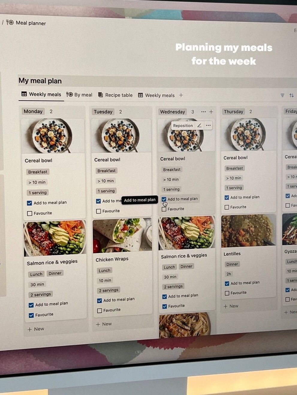 📍 💎 Notion Recipe & Meal Planner Template | Digital Design Asset | game-changing digital system